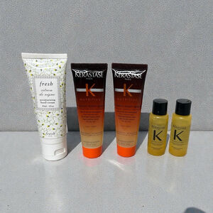 Kérastase Nutritive Magic Night Serum Elixir Hair Oil Fresh Citron Hand Cream.